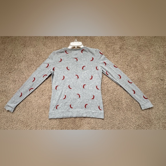 Bass Gray Long Sleeve Kids Tee with Red Accents - Picture 2 of 4